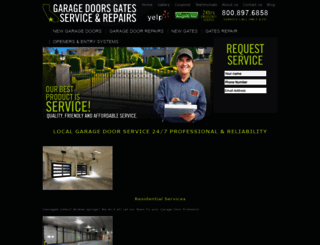 garagedoorservicerepairs.com screenshot