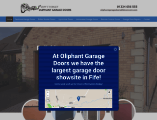 garagedoorsfife.co.uk screenshot