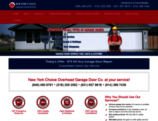 garagedoorsnewyork.com screenshot