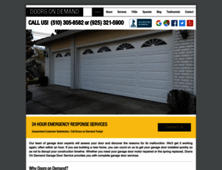 garagedoorsrepairondemand.com screenshot