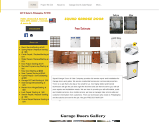 garagedoorssquad.com screenshot