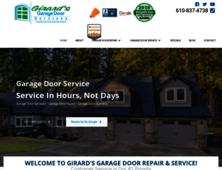 garagedoorsvc.com screenshot