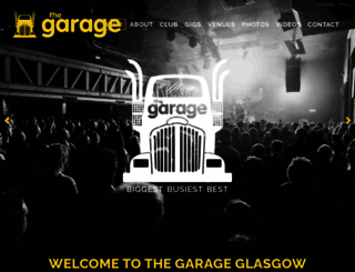 garageglasgow.co.uk screenshot