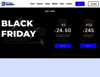 garageinvoice.co.uk screenshot