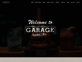 garagekitchenbar.com screenshot