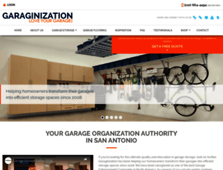garageorganizerssanantonio.com screenshot