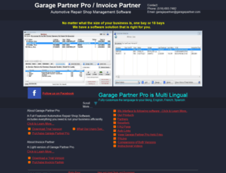 garagepartner.com screenshot