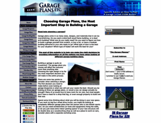 garageplansetc.com screenshot