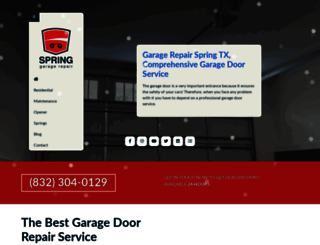garagerepairspring.com screenshot