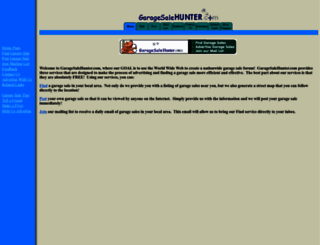 garagesalehunter.com screenshot
