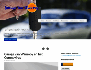 garagevanwanrooy.nl screenshot