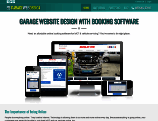 garagewebdesign.co.uk screenshot