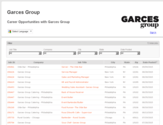 garcesgroup.companycareersite.com screenshot