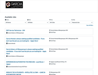 garciaautomotivegroup.hireology.com screenshot