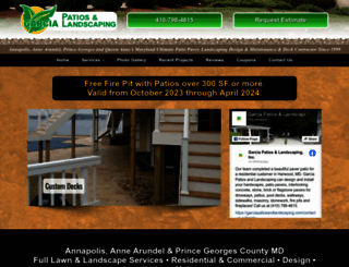 garciapatiosandlandscaping.com screenshot