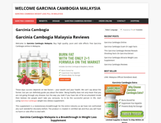garciniacambogiamalaysia.com screenshot