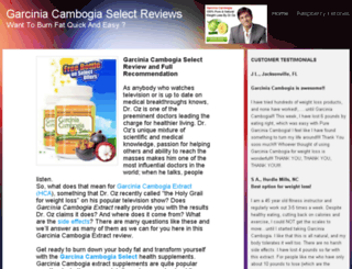 garciniacambogiaselect-reviews.webs.com screenshot