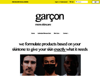 garconskincare.com screenshot