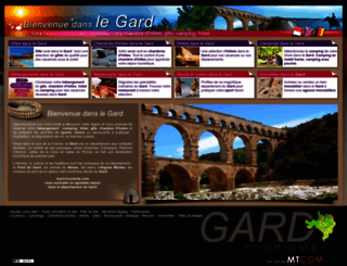 gard-tourisme.com screenshot