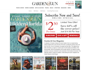gardenandgun.secure-subscription-form.com screenshot