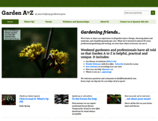 gardenatoz.org screenshot