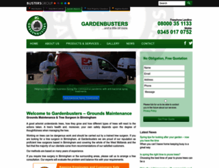 gardenbusters.co.uk screenshot