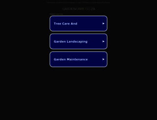 gardencare.co.za screenshot