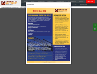 gardencitycollege.edu screenshot