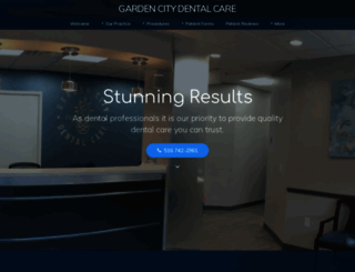 gardencitydentalcare.com screenshot