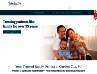 gardencitydentalmi.com screenshot