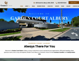 gardencourtmotel.com.au screenshot
