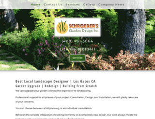 gardendesigncontractor.com screenshot