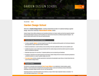 gardendesignschool.co.uk screenshot