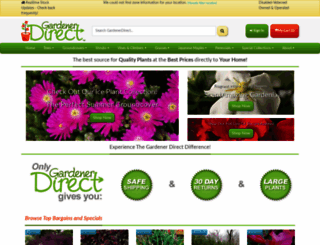 gardenerdirect.com screenshot