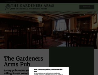 gardenersarmsardingly.co.uk screenshot