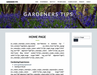 gardenerstips.co.uk screenshot