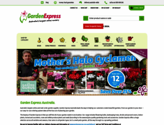 gardenexpress.com.au screenshot