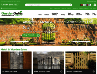 gardengatesdirect.co.uk screenshot