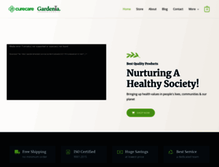 gardeniaherbals.com screenshot