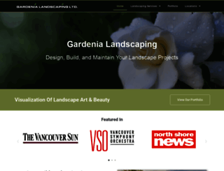 gardenialandscaping.com screenshot