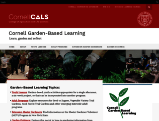 gardening.cornell.edu screenshot