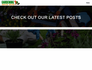 gardeningadviceguide.com screenshot