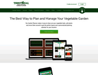 gardenplanner.territorialseed.com screenshot