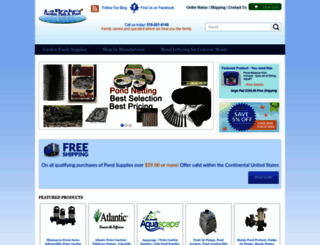 gardenponds.com screenshot