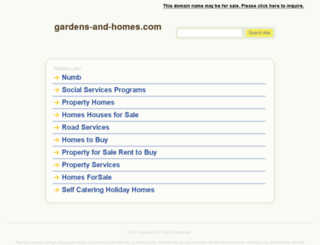 gardens-and-homes.com screenshot