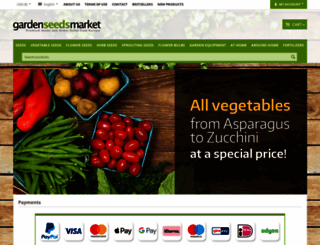 gardenseedsmarket.com screenshot