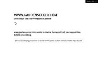 gardenseeker.com screenshot