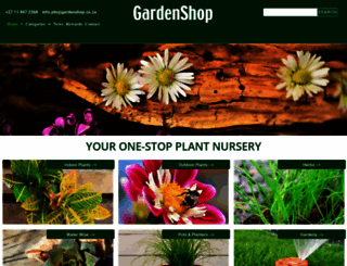 gardenshop.co.za screenshot