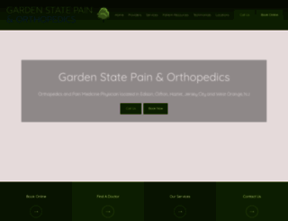 gardenstatepain.com screenshot