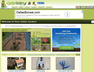 gardentenders.com screenshot